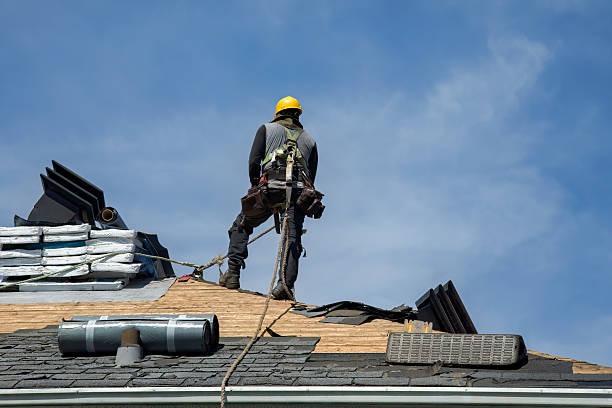 Professional Roofing technician working in Connelly Springs, NC